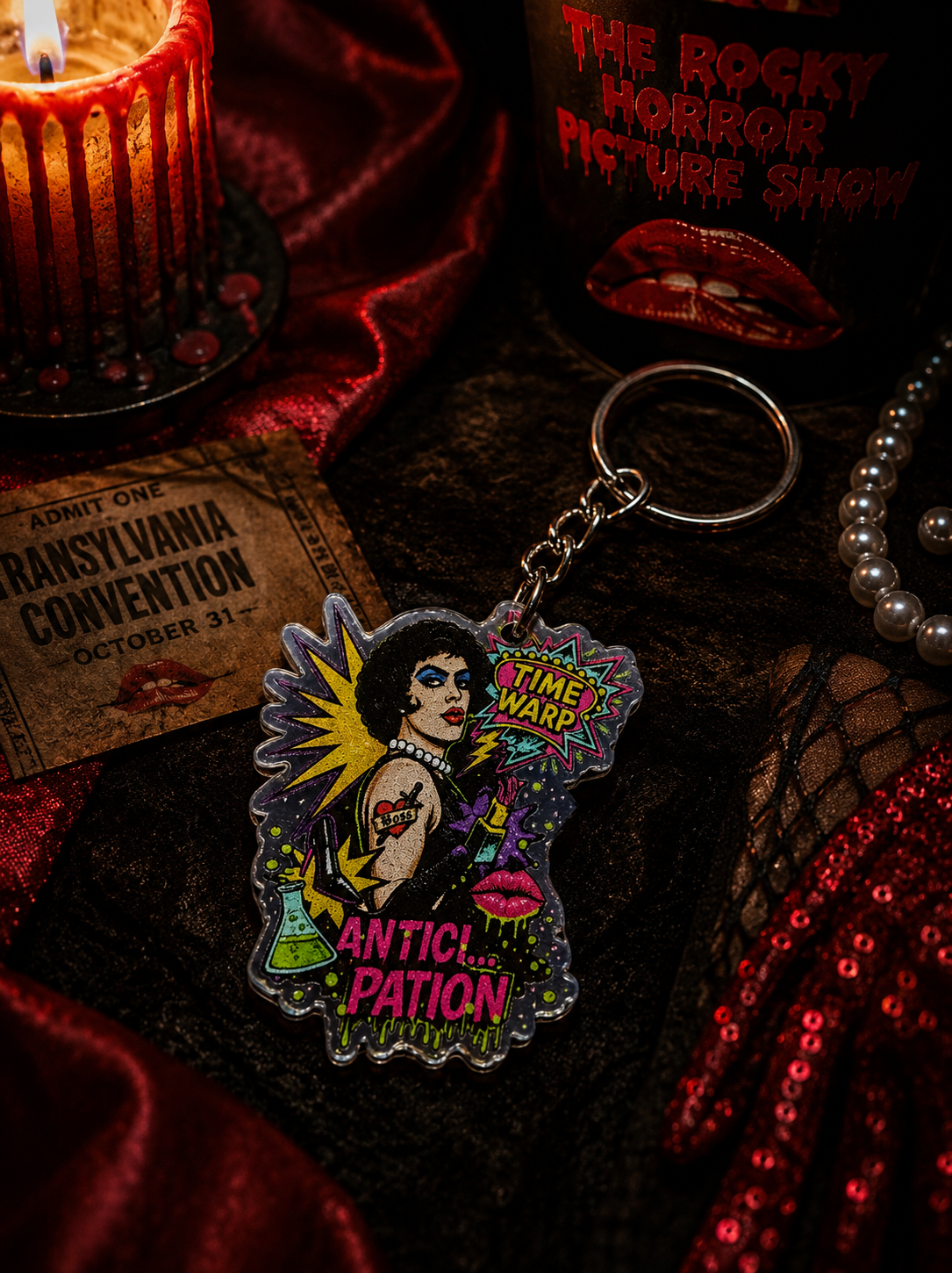 Antici-Pation Acrylic Keyring