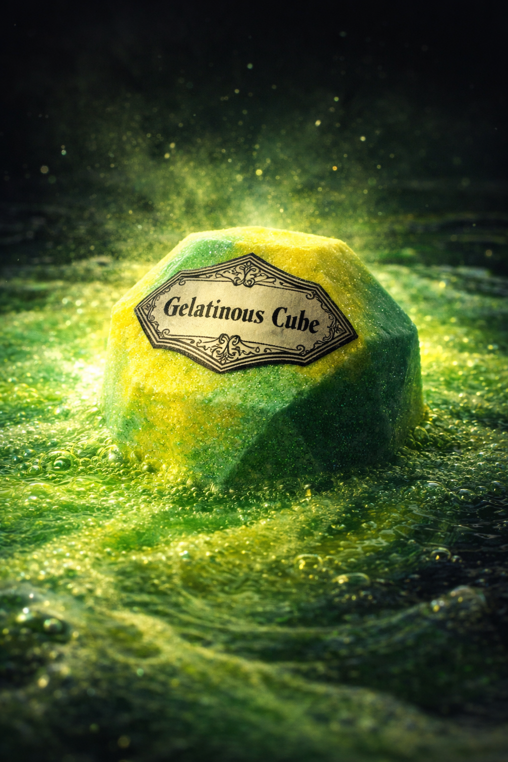 Gelatinous Cube Scented Dice Bomb